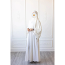 Umm Salama Cotton Blend Loose Fit Abaya (Winter Storm Umrah)