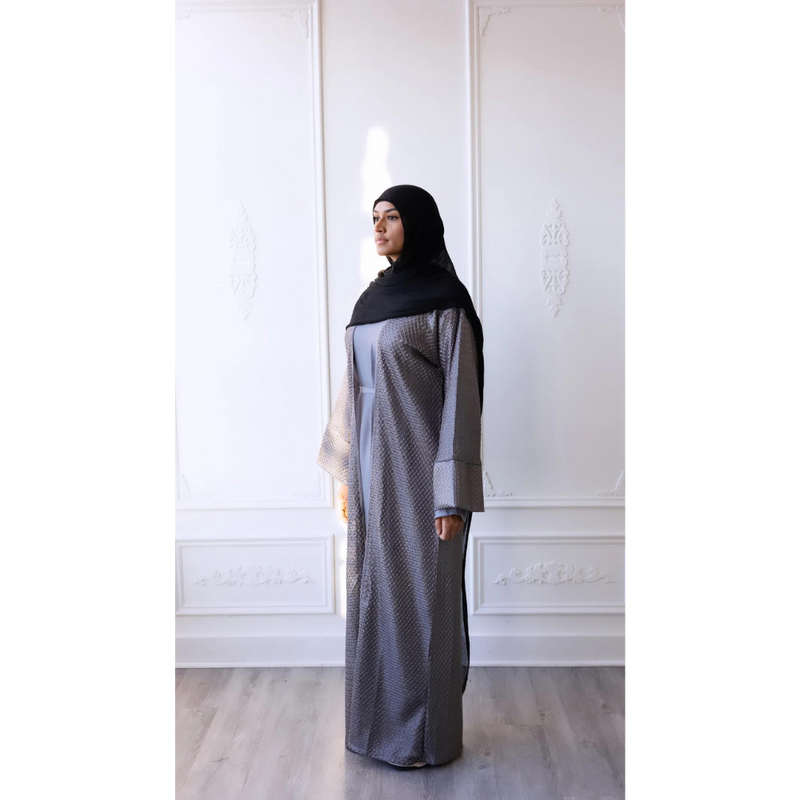 Elysian Essence Glam Abaya - Wolf Grey (C1 - C2)