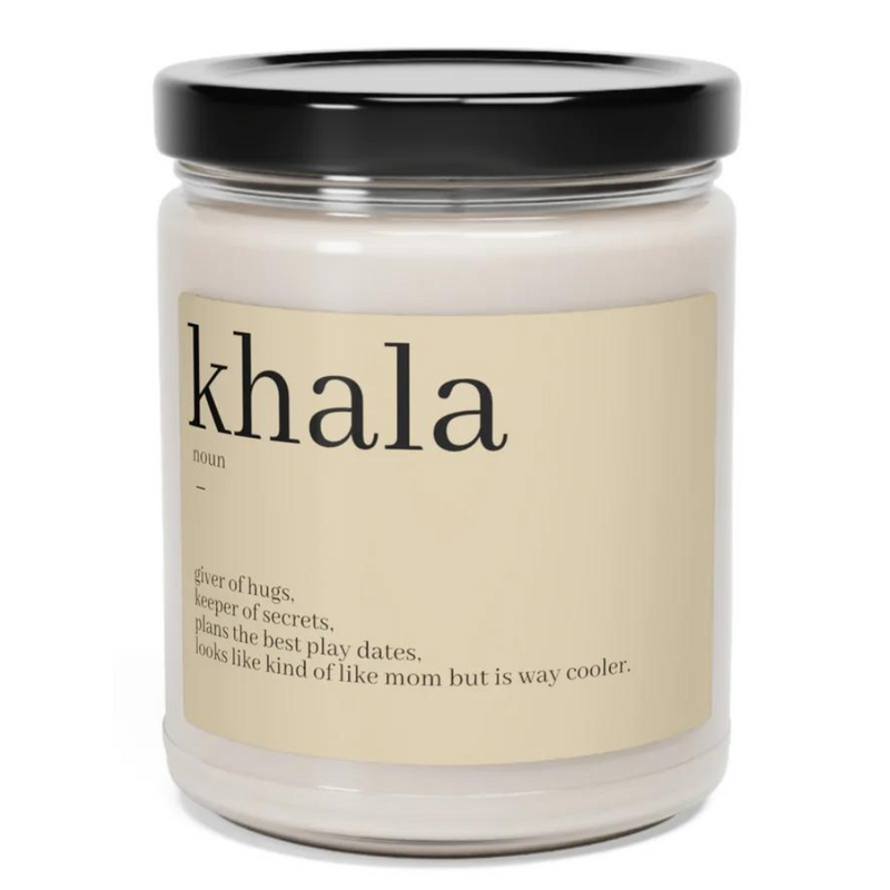 Definition of Khala Aunty Scented Soy Candle, 9oz