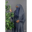 Aisha Two Piece Jilbaab (Wolf Grey)