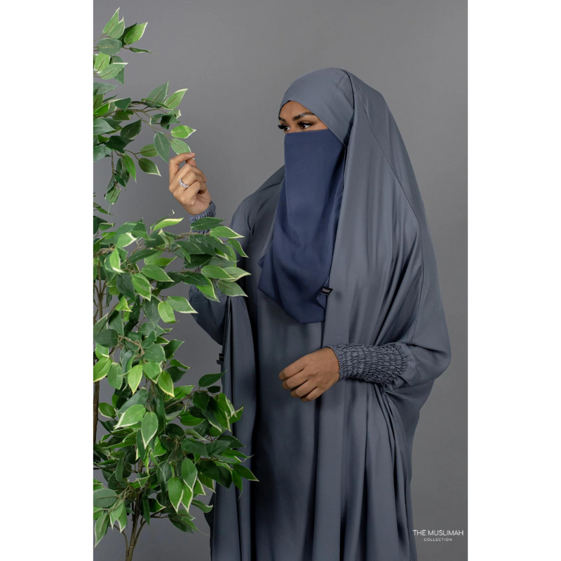 Aisha Two Piece Jilbaab - Wolf Grey