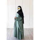 CLEARANCE SALE Slip Dress and Loose Fit Abaya (Surf Crest) - 54