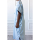 Moroccan Short Sleeve Kids-Boys Thobe (Light Blue)