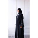 CLEARANCE SALE Eid Abaya Puff Sleeve Glam Abaya (Black)