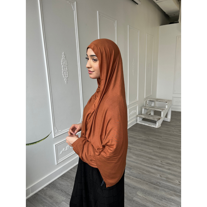Chestnut Jersey Hijab