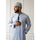 TrueFit Brimless Kufi Skullcap (Soft Grey)