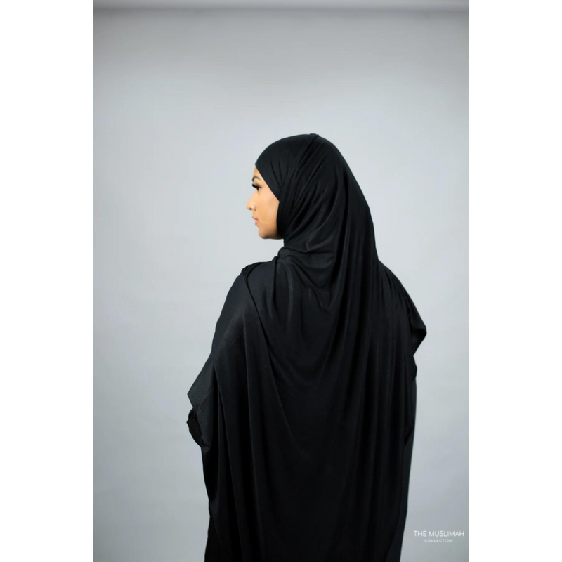 Jersey XL Hijab (Black)