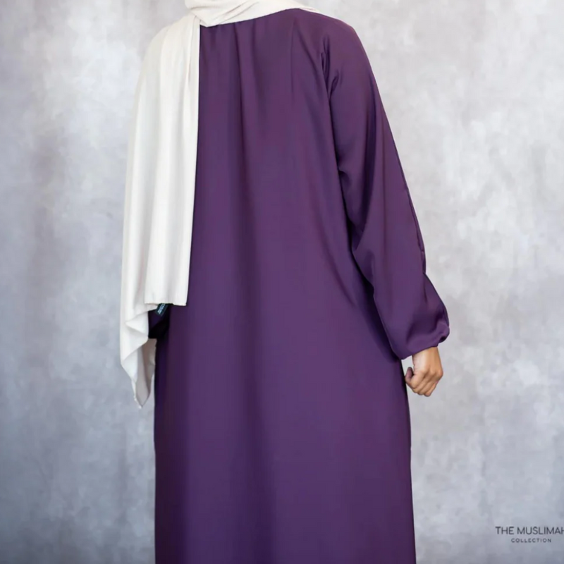 Hafsa Abaya (Eggplant Discontinued)