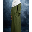 Mini Muslimah Kids Girls Abaya (Sage Green)