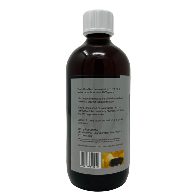 SALE Baraka Black Seed Oil 500Ml