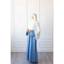 Umm Salama Cotton Blend Loose Fit Abaya (Summer Lake)
