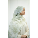 SOLD OUT Printed Chiffon Hijab - Style 65 Pistachio Cloud