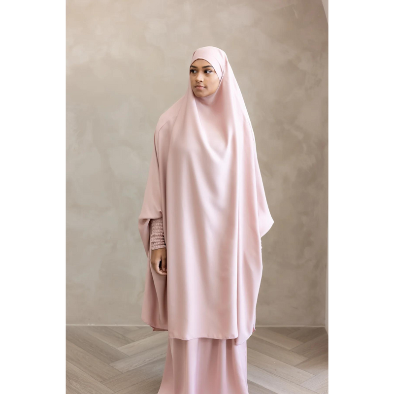 Aisha Two Piece Jilbaab - Classic Pink