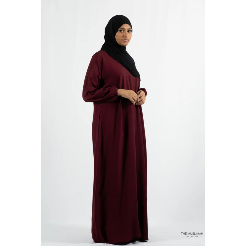 Hafsa Abaya - Maroon