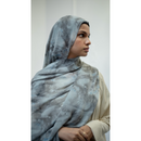SOLD OUT Printed Chiffon Hijab - Tidestone (Style 36)