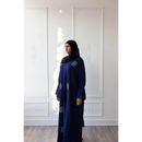 Hayati Peony Glam Abaya (Midnight Blue)
