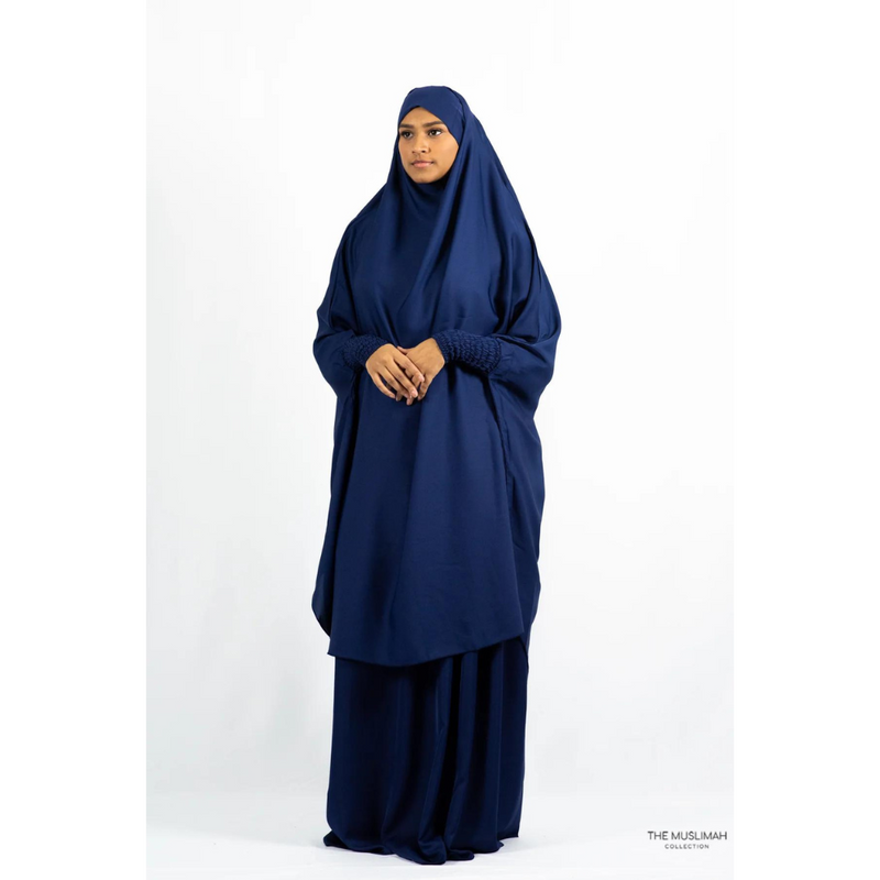 Aisha Two Piece Jilbaab Navy Blue