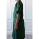 Moroccan Short Sleeve Kids-Boys Thobe (Dark Green)
