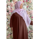 Hafsa Abaya (Coffee Brown - Plus size)