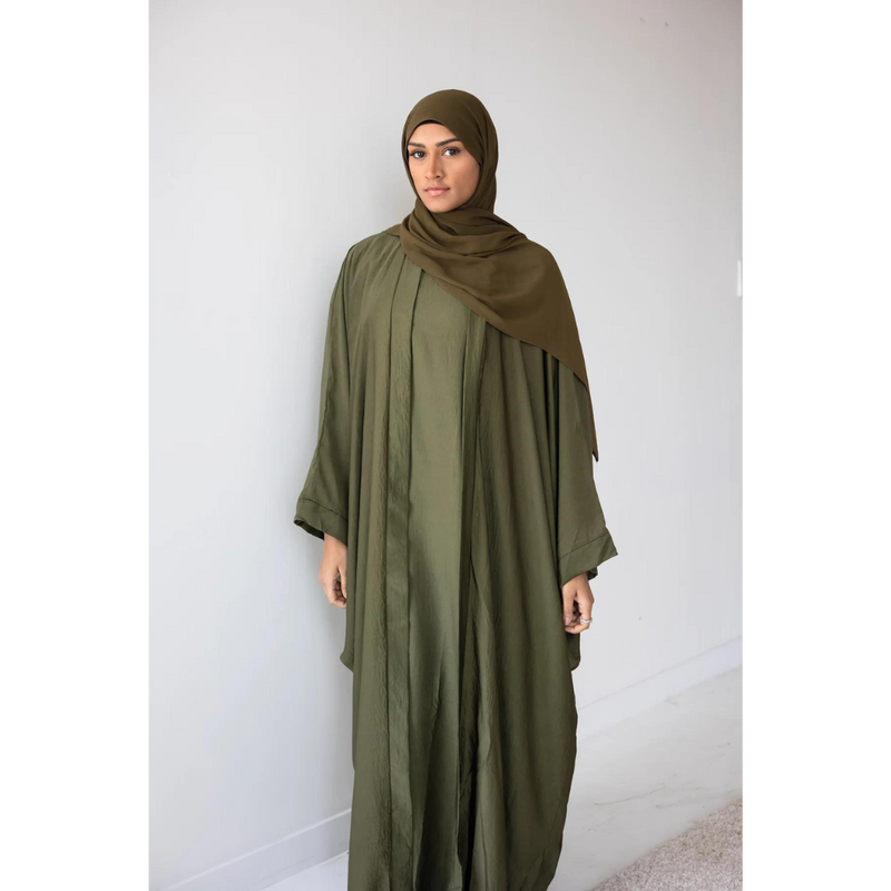 Slip Dress and Loose Fit Abaya Wild Forest