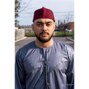 Turkish Style Kufi - Maroon