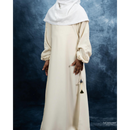 Mini Muslimah Kids Girls Abaya (Sahara Cream)