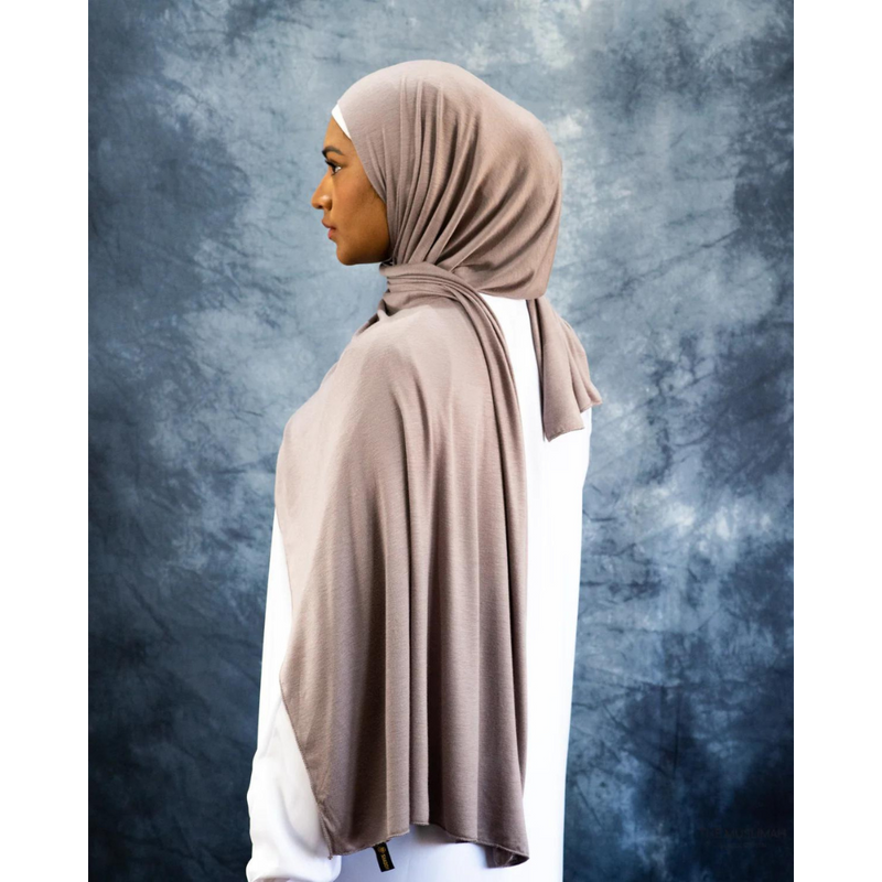 Jersey Hijab - Light Mink