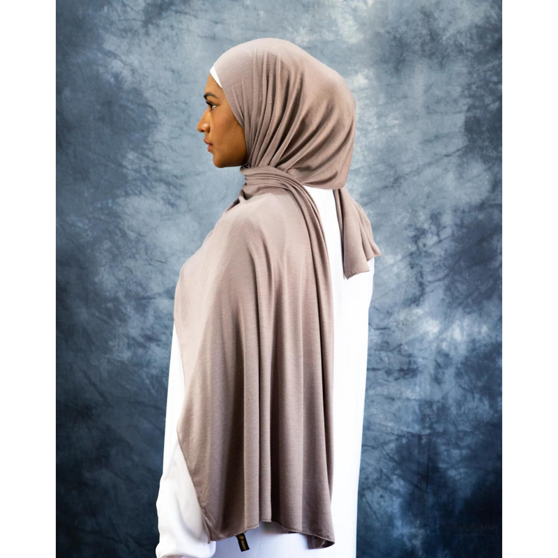 Jersey Hijab (Light Mink)