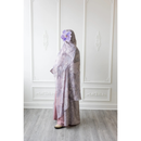 CLEARANCE SALE  Linen Embroidered Vine Design (Wisteria)