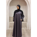 Luxury Linen Abaya (Midnight Onyx)