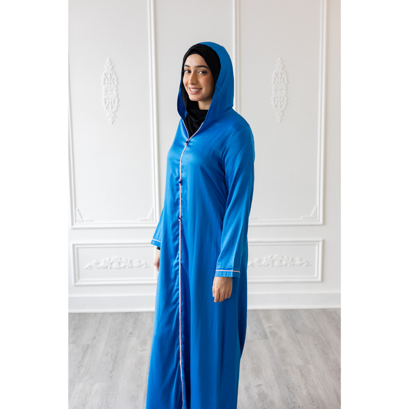 Moroccan Abaya Cerulean