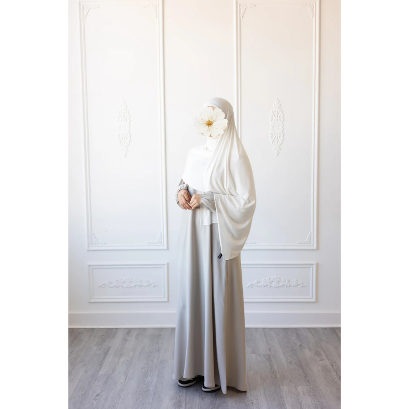 Butter Khadija Abaya (Cloud Grey)