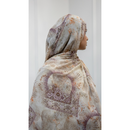 Printed Chiffon Hijab - Orchid Mirage (Style 16)