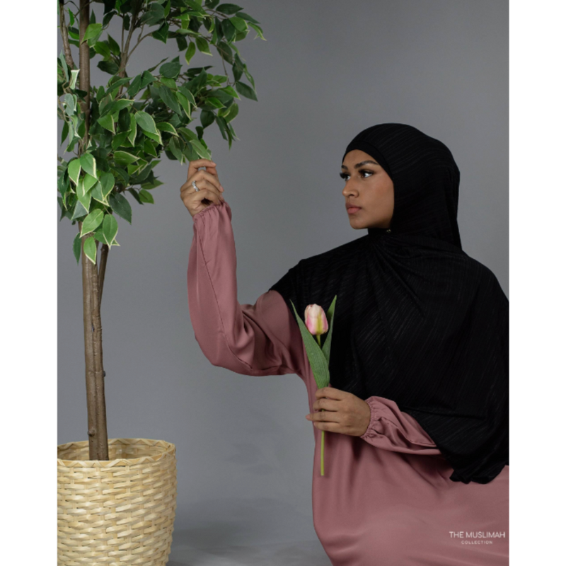 Hafsa Abaya - Apple Blossom Pink