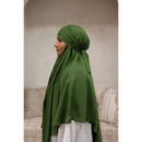 Two in One Niqab Khimar - Sage Green (C51)