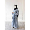 CLEARANCE SALE  Serenity Glam Abaya - Pastel Blue (C35)
