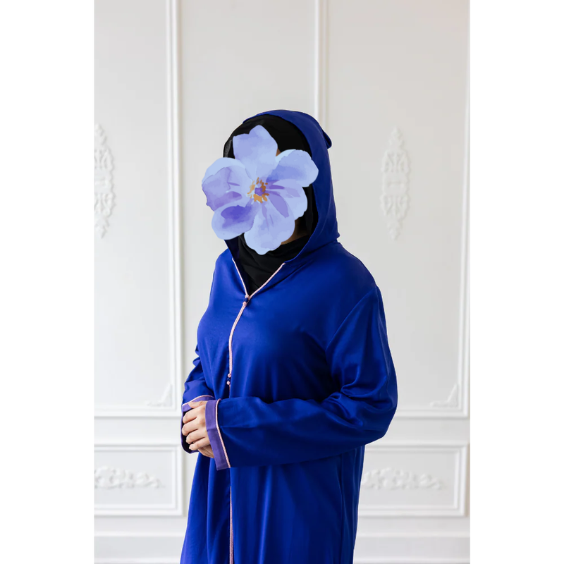 CLEARANCE SALE Moroccan Abaya Electric Blue