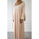 Eid Abaya Rain Splatter (Beige)