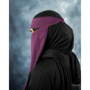 Plum Purple One Piece Single Layer Niqab