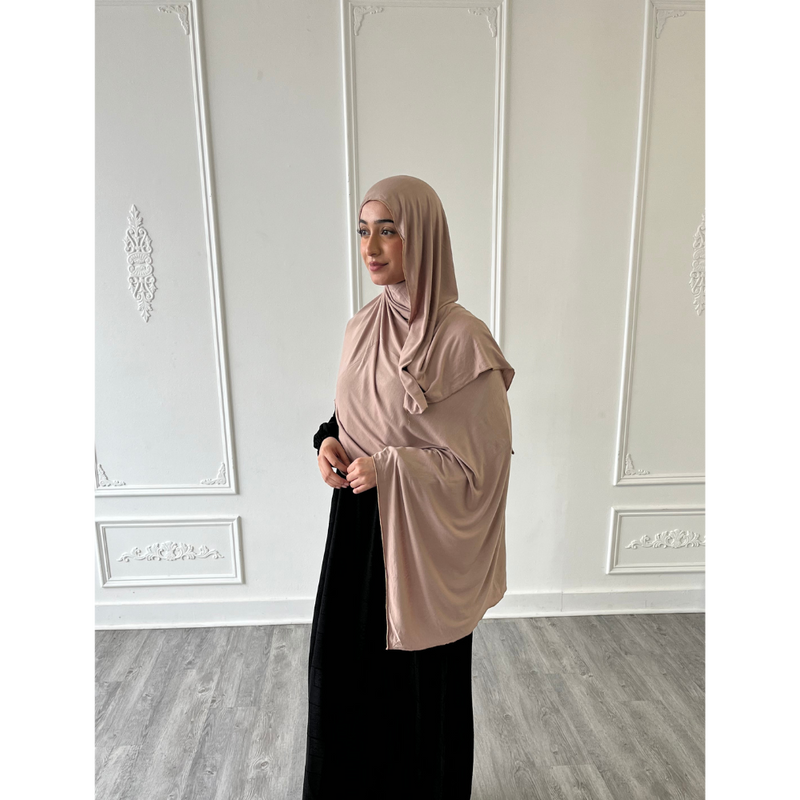 Jersey XL Hijab - Cappuccino