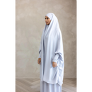 Aisha Two Piece Jilbaab (Sky Grey)