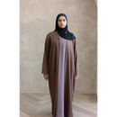 CLEARANCE Sale Linen Cardigan (Coffee Brown)