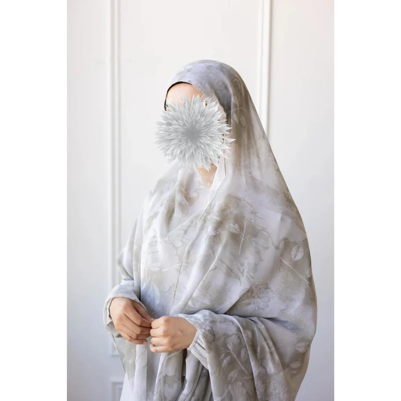 SOLD OUT Printed Chiffon Hijab - Jasmine at Night