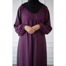 Eid Abaya Rain Splatter (Purple)