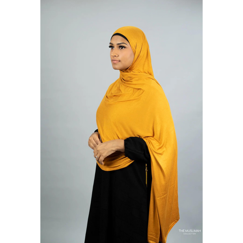 Jersey XL Hijab - Medallion Gold