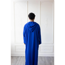 Moroccan Hoodie Thobe (Oxford Blue)