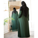Hafsa Abaya (Emerald Green)