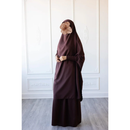 Aisha Two Piece Jilbaab (Coffee Brown)