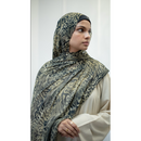 Printed Chiffon Hijab - Golden Savannah (Style 34)