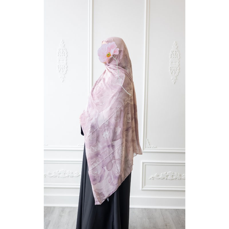 Printed Chiffon Hijab (Blossom)